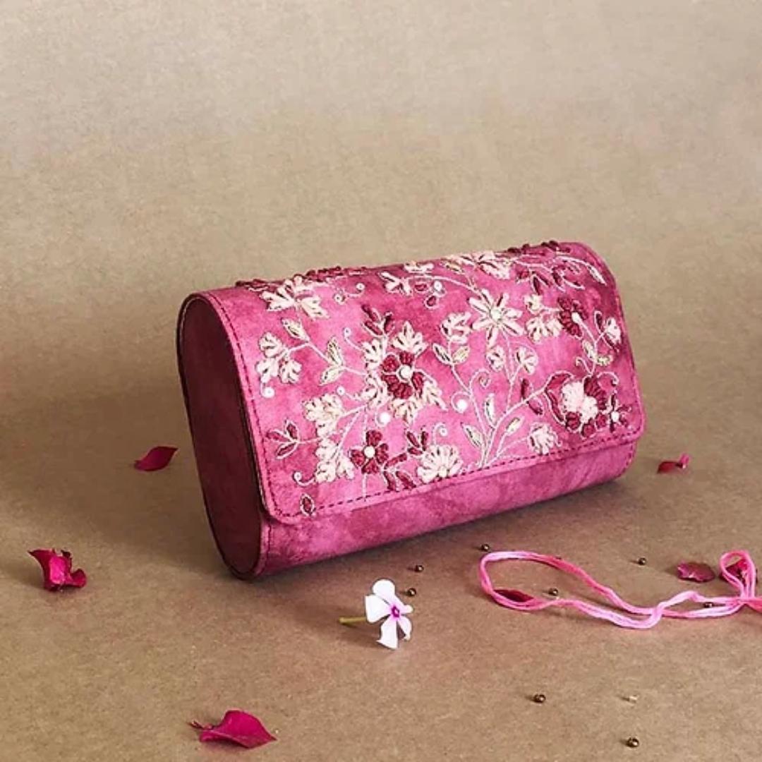 Realyn Bag - Braided Handle Mini Clutch Bag in Pink | Showpo USA